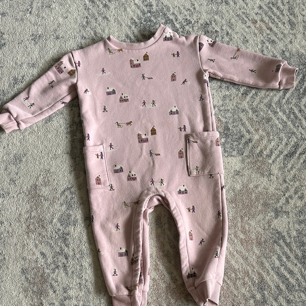 Pink winter One Piece